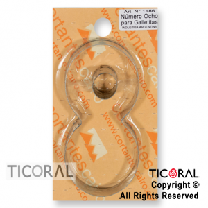 CORTANTE C 1186 NUMERO 8 PARA GALLETITAS x 1